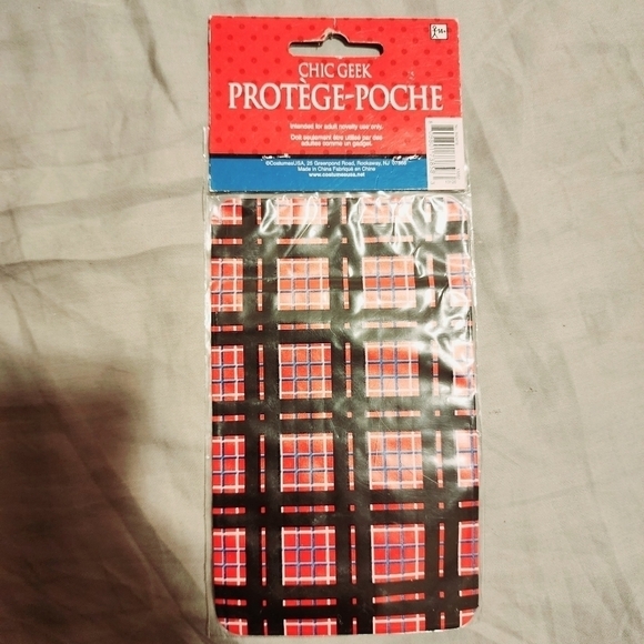 NWT Geek Chic Nerd Halloween Costume Headpiece Tie Glasses Pocket Protector New - Picture 7 of 7